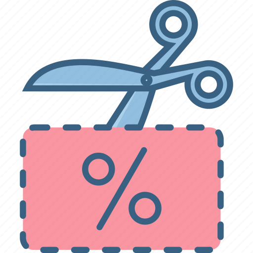 Cut, discount, voucher, discounted, offer, price, tag icon - Download on Iconfinder