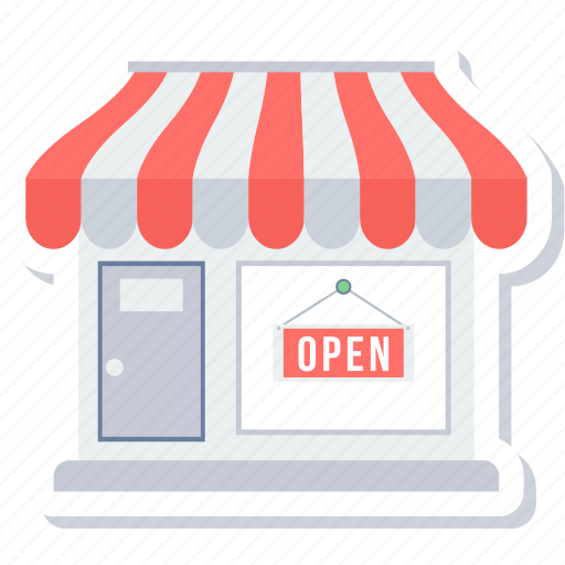 Open, shop, open shop, opening hours, shop open, store, store open icon - Download on Iconfinder