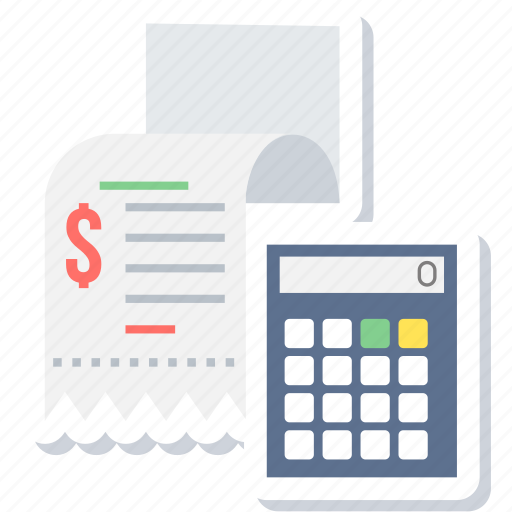 Receipt, bill, calculation, invoice, billing, calculator icon - Download on Iconfinder