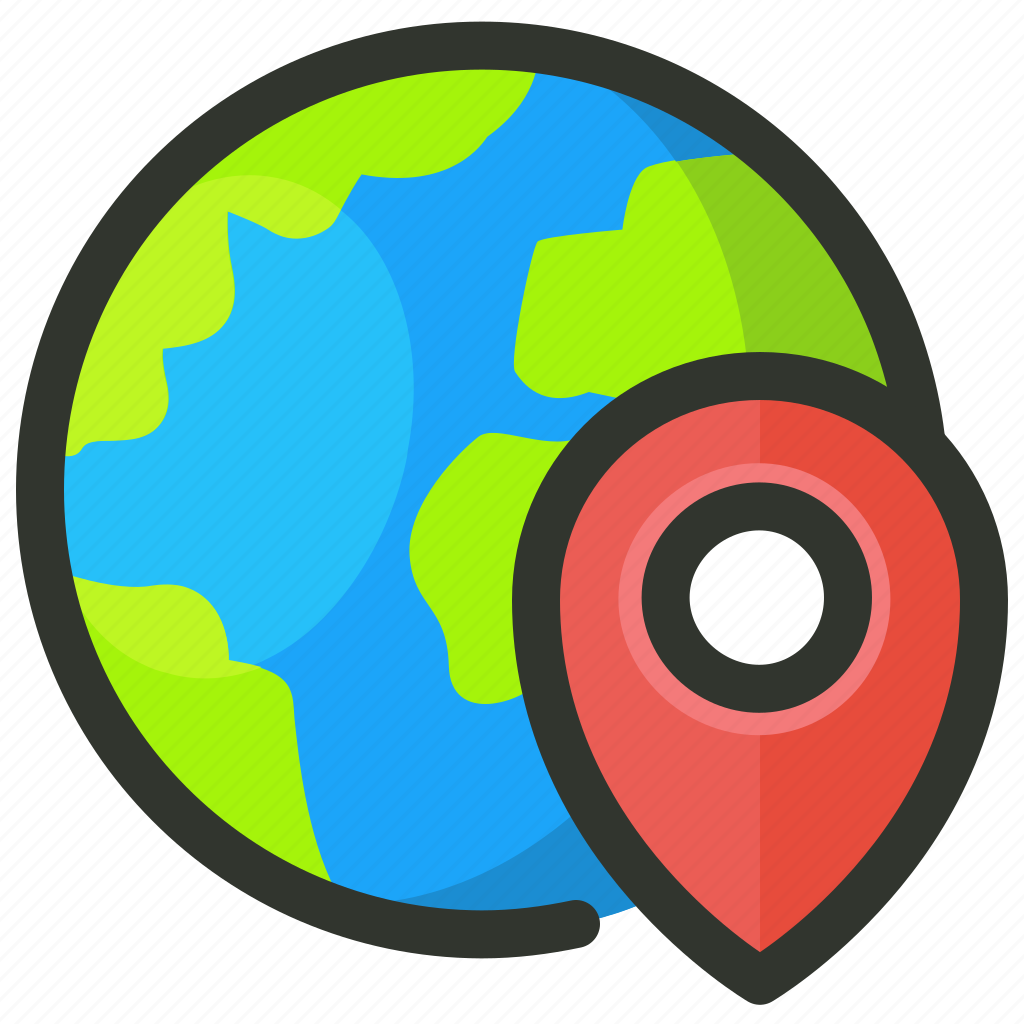 Local order. Location icon PNG Red.
