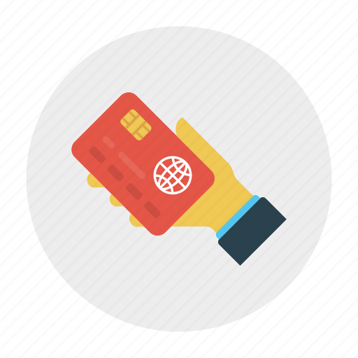 Atm, card, debit, hand, pay icon - Download on Iconfinder