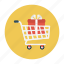 buying, cart, gift, shopping, trolley 