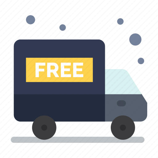 Delivery, free, package, truck, van icon - Download on Iconfinder