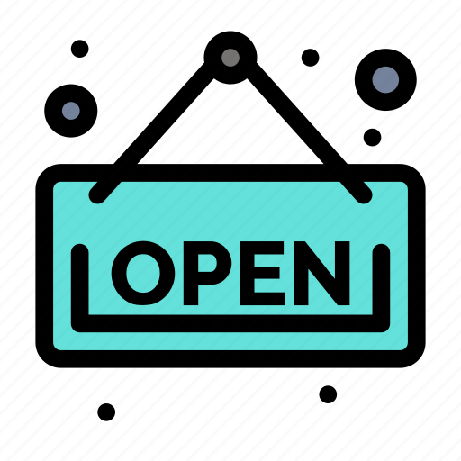 Board, open, shop icon - Download on Iconfinder