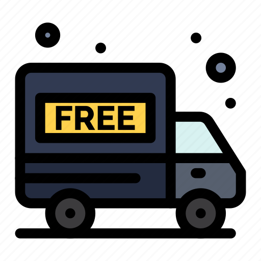 Delivery, free, package, truck, van icon - Download on Iconfinder