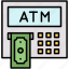 atm, cash, machine, money, withdraw 