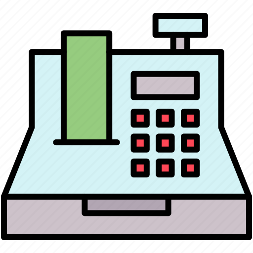 Cashier, machine, register, shopping icon - Download on Iconfinder