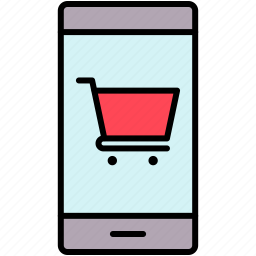 Cart, ecommerce, mobile, online icon - Download on Iconfinder