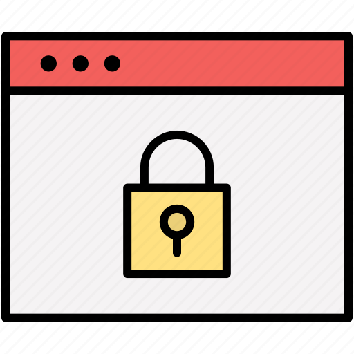 Locked, password, protect, webpage icon - Download on Iconfinder