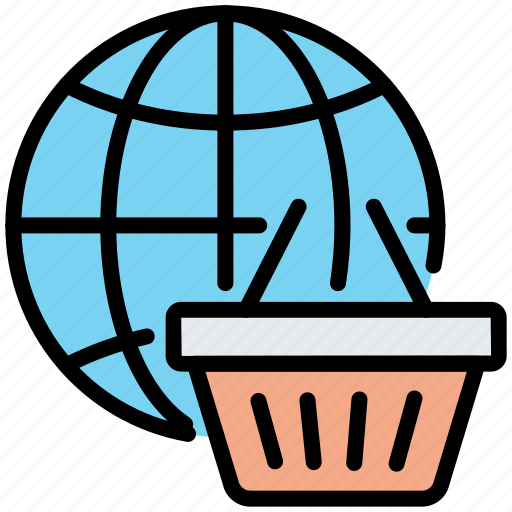 Shopping, e-commerce, basket, international, cart icon - Download on Iconfinder