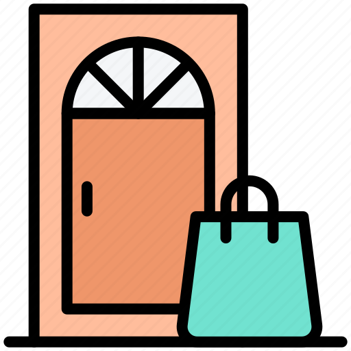 Shopping, e-commerce, door, delivery, order icon - Download on Iconfinder