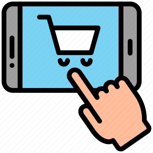 Shopping, e-commerce, mobile, online purchase, store, click icon - Download on Iconfinder