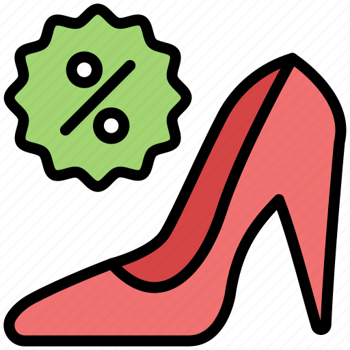 Shopping, e-commerce, discount, buy, heel, footwear, sale icon - Download on Iconfinder