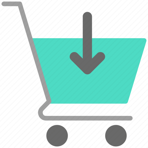 Shopping, e-commerce, cart, buy, sale, down icon - Download on Iconfinder