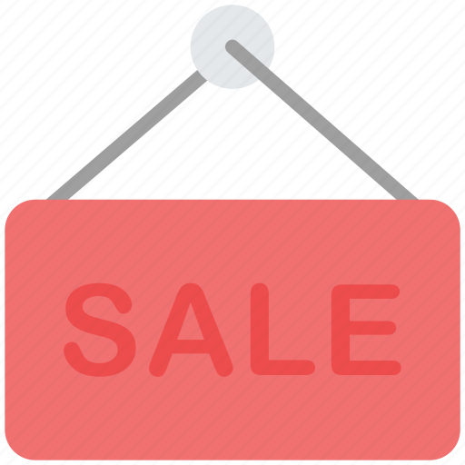 Shopping, e-commerce, hanging board, signboard, sale, shop icon - Download on Iconfinder