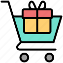 shopping, e-commerce, cart, buy, sale, gift