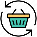 shopping, e-commerce, basket, cart, update, buy