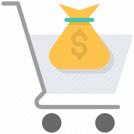 Shopping, e-commerce, cart, buy, sale, money bag icon - Download on Iconfinder