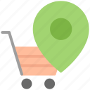 shopping, e-commerce, location, cart, order, delivery