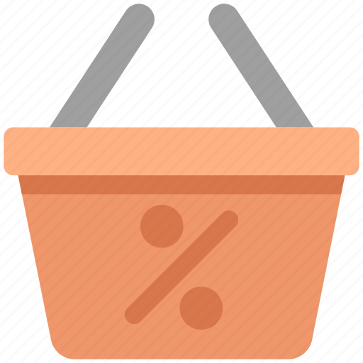 Shopping, e-commerce, basket, cart, discount, buy icon - Download on Iconfinder