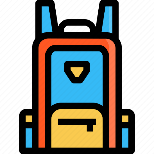 Backpack, bag, luggage, school, shopping, travel icon - Download on Iconfinder
