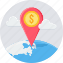 bank location, gps, location, map, navigation
