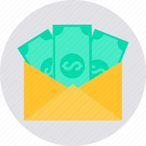 Envelope, money, money order, currency, payment icon - Download on Iconfinder