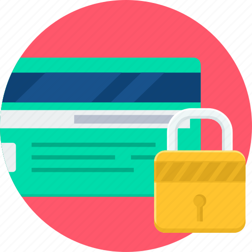 Credit, debit, lock, password, card, safe, security icon - Download on Iconfinder