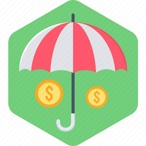 Assured money, guarantee, investment, money, protection, umbrella icon - Download on Iconfinder