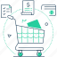 cart, list, payment, shopping 