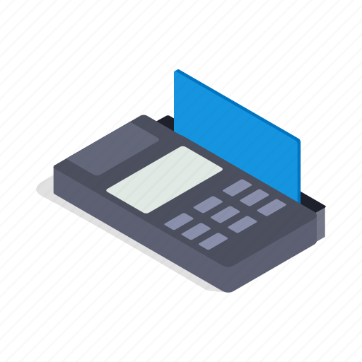 Bank, card, finance, isometric, machine, terminal, transaction icon - Download on Iconfinder