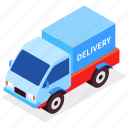 delivery, truck, lorry, transportation