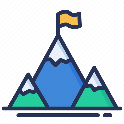 Flag, hills, mission, mountains icon - Download on Iconfinder