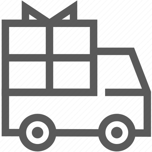 Box, delivery, logistics, lorry, present, shipping, truck icon - Download on Iconfinder