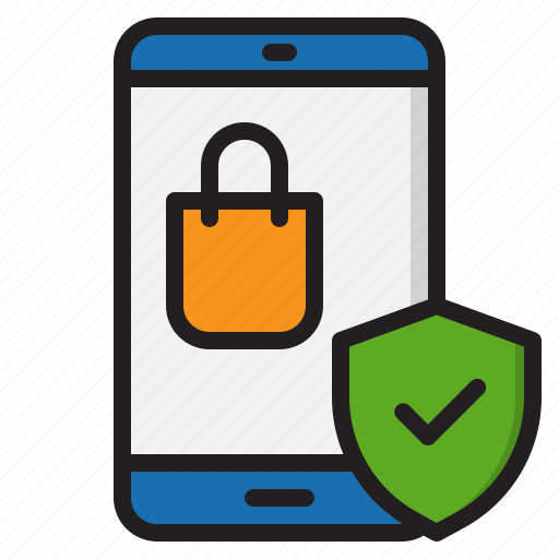 Business, mobilephone, online, protect, shopping icon - Download on Iconfinder