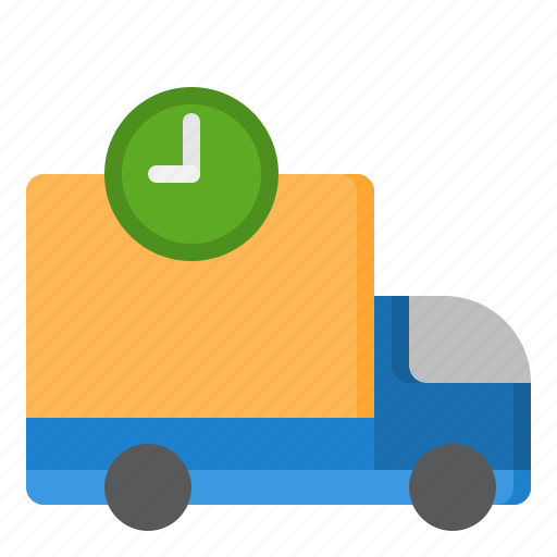 Delivery, package, shipping, time, truck icon - Download on Iconfinder