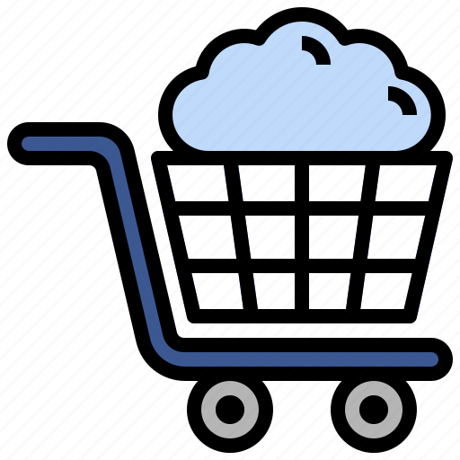 Cloud, computing, commerce, shopping, ecommerce, online, cart icon - Download on Iconfinder