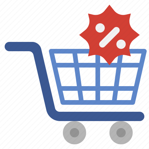 Discount, commerce, and, shopping, bargain, basket, offer icon - Download on Iconfinder