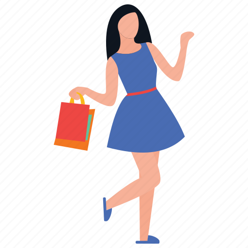Buying, girl shopping, leisure time, purchasing, teenager shopping icon - Download on Iconfinder