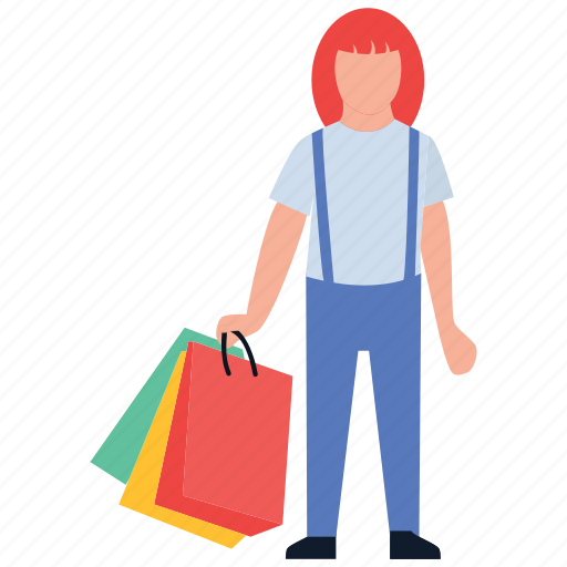 Child shopping, kid shopper, kids accessories, kids shopping, shopping time icon - Download on Iconfinder