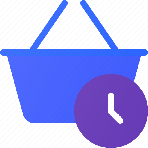 Basket, delay, ecommerce, shopping icon - Download on Iconfinder