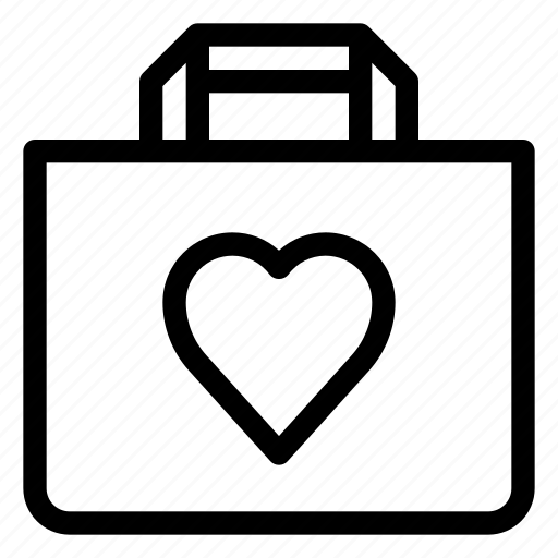 Bag, ecommerce, love, shopping icon - Download on Iconfinder