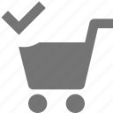 cart, check, shopping, select