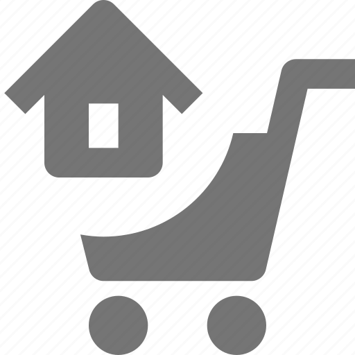 Cart, home, shopping, house icon - Download on Iconfinder