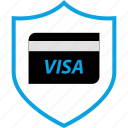card, credit, secured, shield