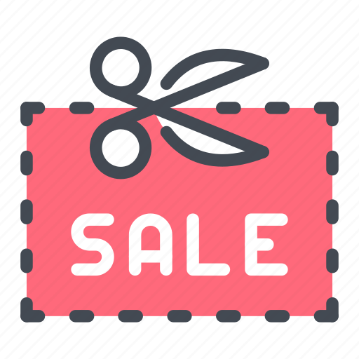 Coupon, discount, sale, scissors, shop, shopping icon - Download on Iconfinder