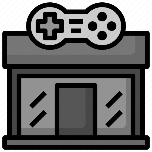 Online, shop, video, games, gaming, store, computer icon