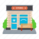 supermarket, departmental store, purchasing store, outlet, shop, store