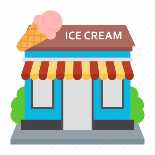 Ice cream, shop, parlor, bar, cone, store icon - Download on Iconfinder