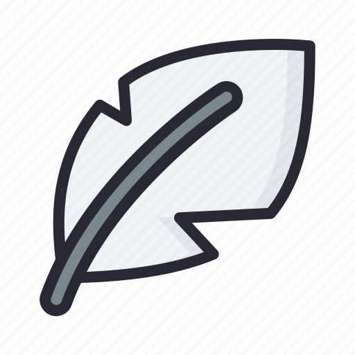 Bird, feather, ink, pen, quill icon - Download on Iconfinder